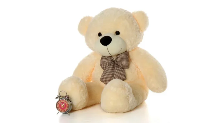 Amazon Brand Jam & Honey 33cm Pink Teddy Bear Soft Toy