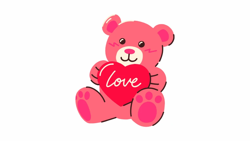 HUG 'n' FEEL 4ft Red Teddy Bear Plush Soft Toy