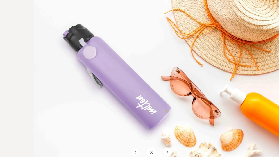 Personalized SipStar Stainless Steel Bottle Milton Elegant Hydration Solution