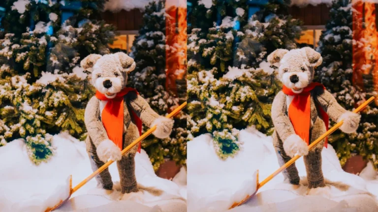 Storio Rainbow Plush Teddy Bear 30cm with Pastel Fur & Bow